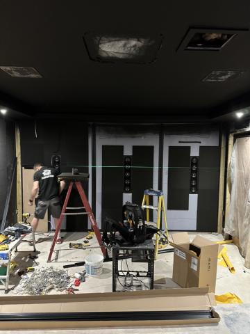 Home Cinema installation Process